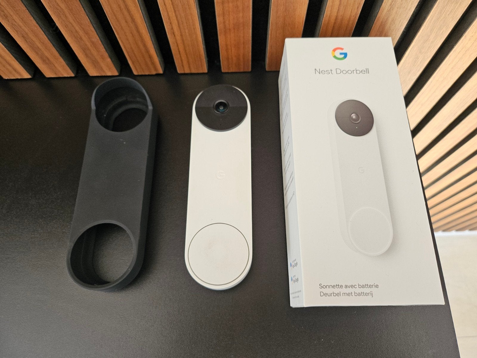Google Nest Doorbell (Batterij) - Zo goed als nieuw, Ophalen of Verzenden, Bewegingsdetectiesensor, Zo goed als nieuw, Draadloos