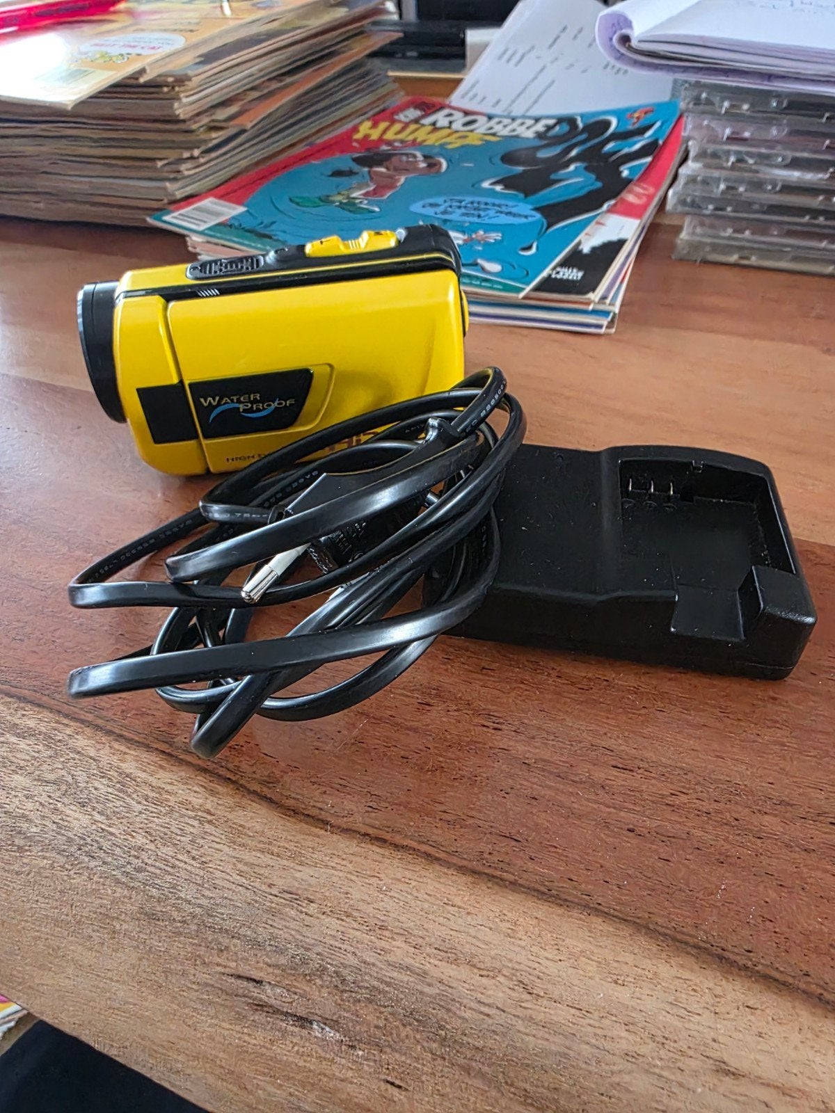 SilverCrest WaterProof HD Camcorder - Geel, Ophalen of Verzenden