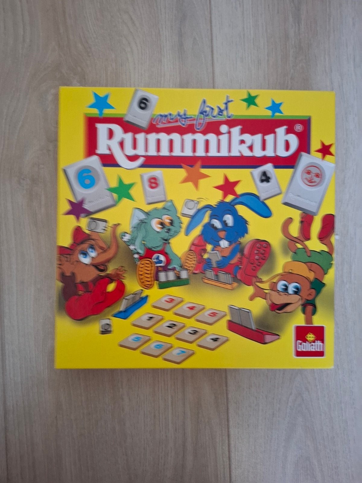 My First Rummikub - Educatief cijferspel voor kinderen, Drie of vier spelers, Ophalen, Zo goed als nieuw, Goliath