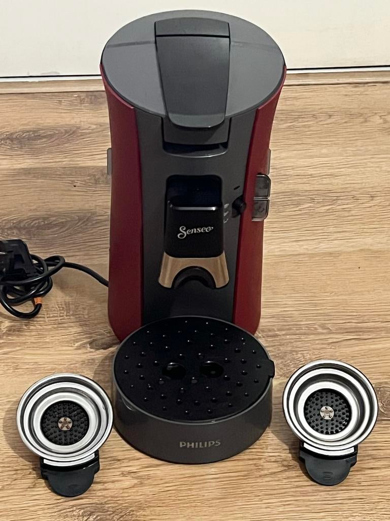 Philips Senseo Original Plus PadsKoffiezetapparaat Rood, Overige typen, Ophalen of Verzenden, Zo goed als nieuw, Rood