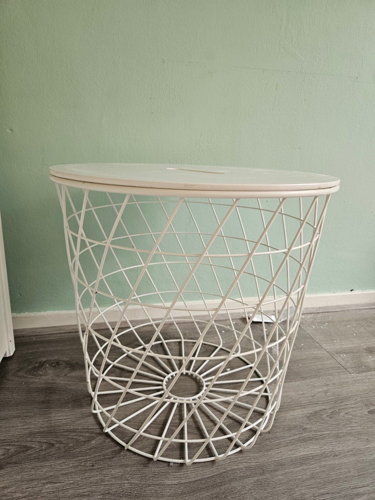 KVISTBRO Ikea opberg tafel, Huis en Inrichting, Ophalen, Gebruikt, Met deksel, Mand