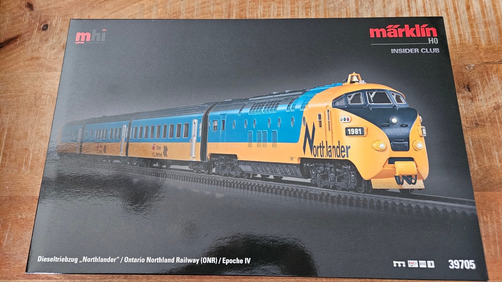 Marklin 39705 Northlander dieseltrein van de ONR, Wisselstroom, Locomotief, Ophalen of Verzenden, Zo goed als nieuw