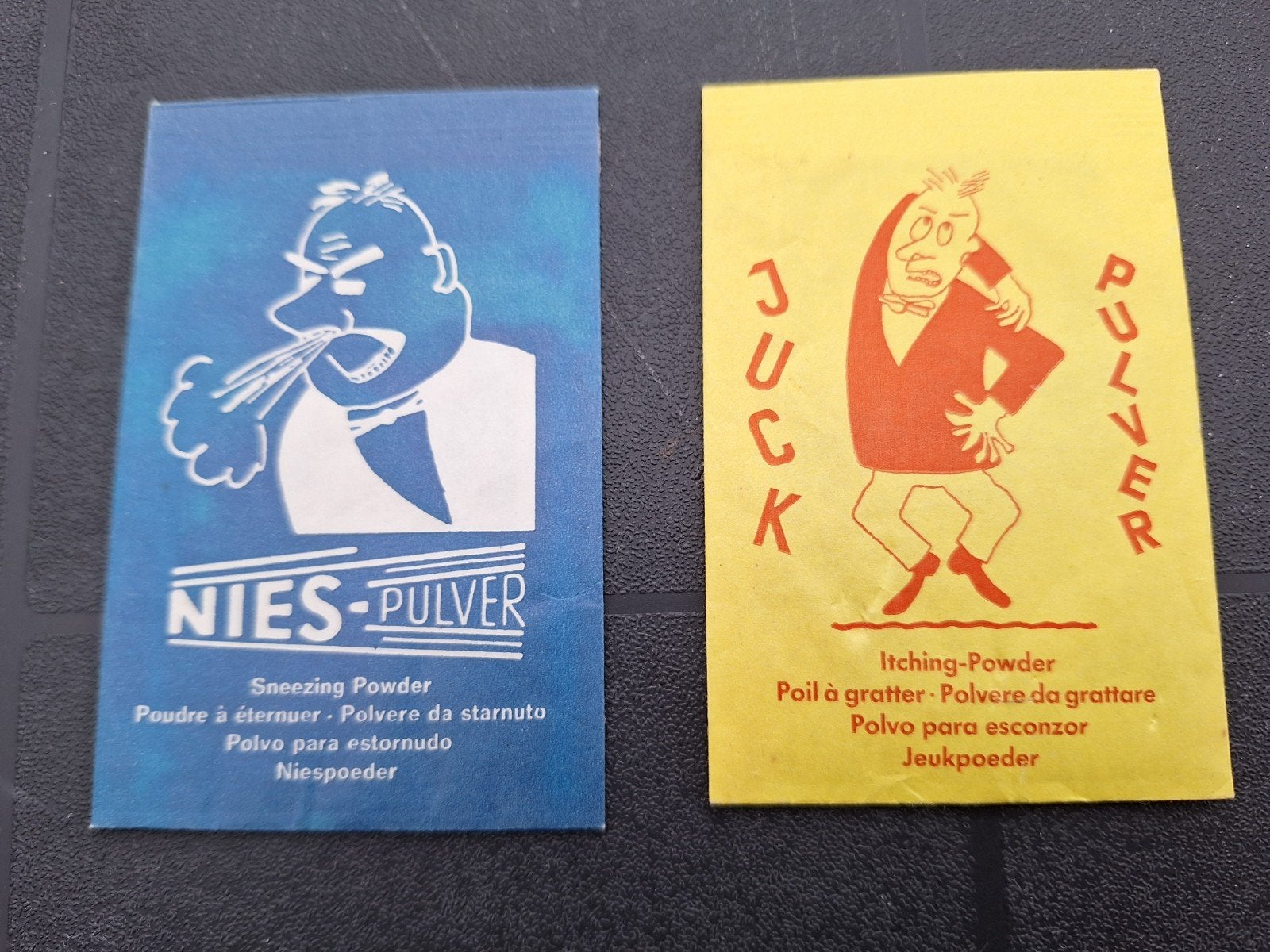 Pulver nies en jeuk poeder, vintage., Ophalen of Verzenden