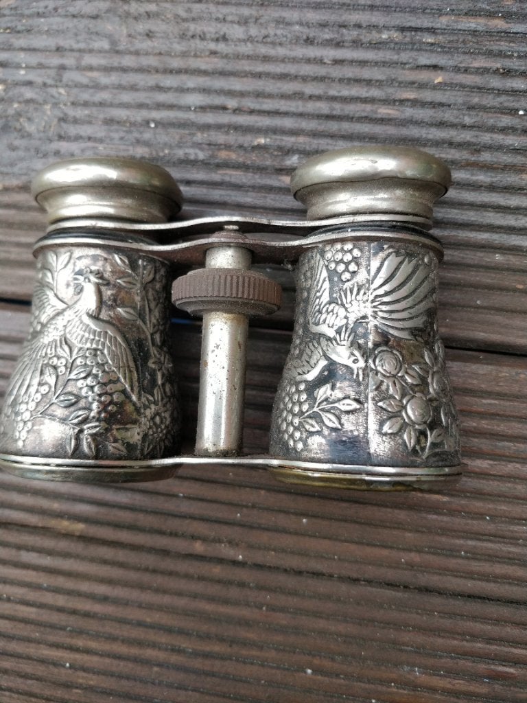 Prachtig zilverkleurig toneelkijkertje, Ophalen of Verzenden