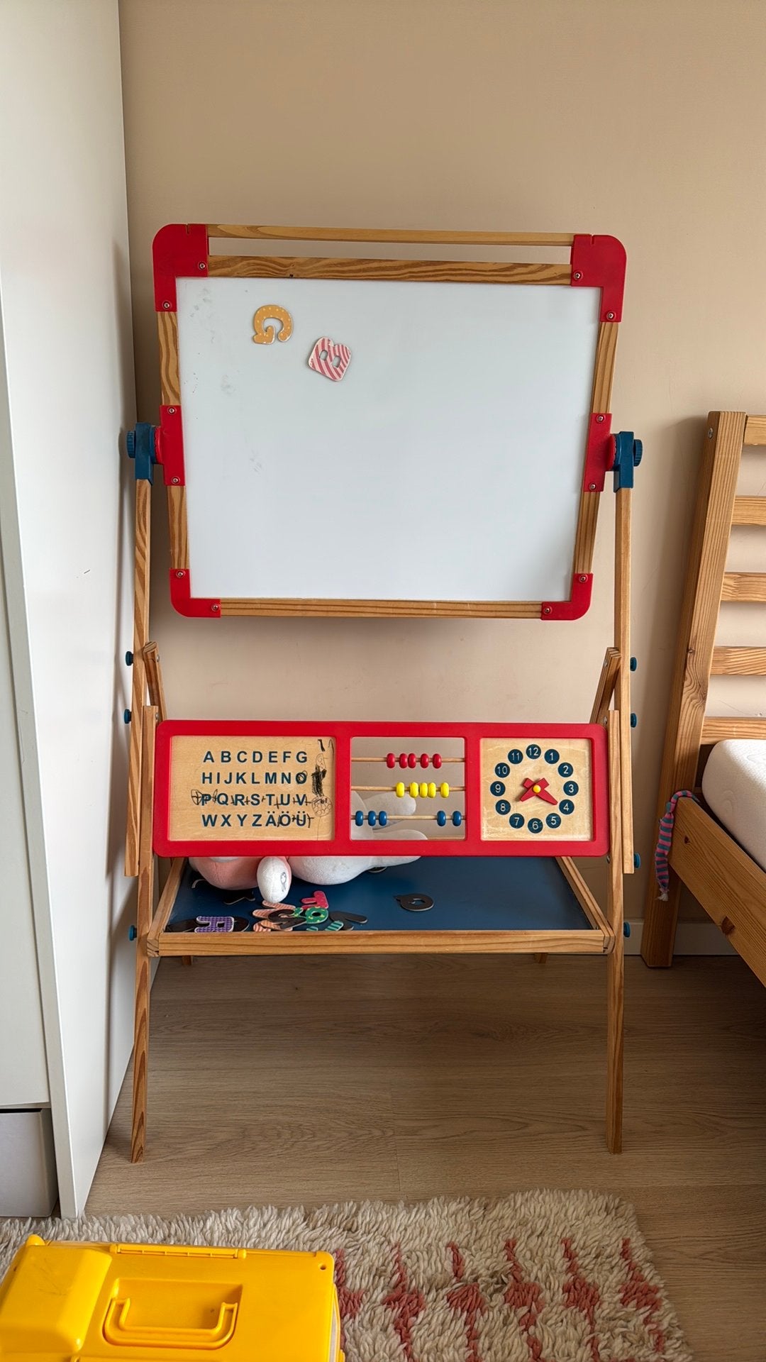 Magneet krijt bord met cijfers, Ophalen of Verzenden, Zo goed als nieuw, Krijtbord