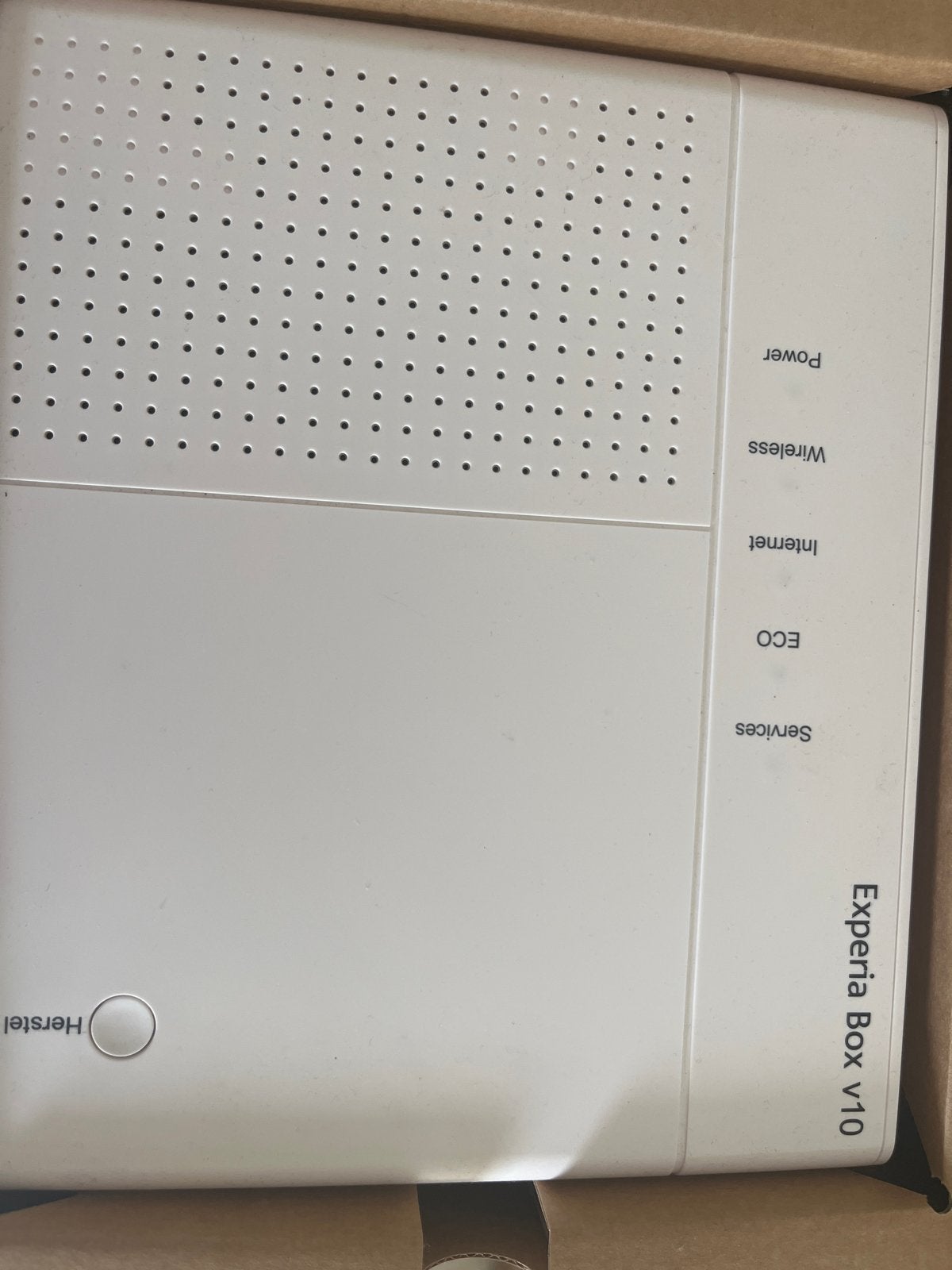 KPN Experia Box V10 Modem Router, Overige modellen, Zwart, Ophalen of Verzenden, Zo goed als nieuw
