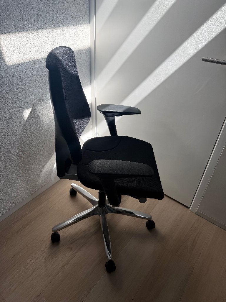 Bureaustoel Giroflex 64-4578, Ophalen, Zwart, Zo goed als nieuw, Bureaustoel