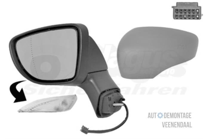 Buitenspiegel links van een Renault Captur, -, Renault, -, Nieuw