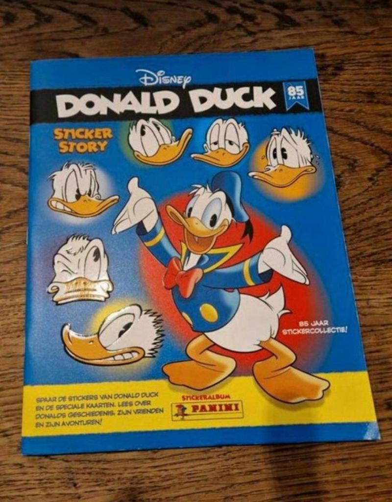 Panini Donald Duck 85 Jaar Sticker Story Compleet Album, Verzenden, Zo goed als nieuw, Meerdere stickers
