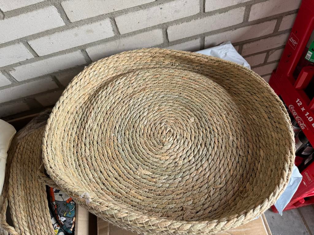 Kattenmand van bamboeriet met kussen, Dieren en Toebehoren, Verzenden, Nieuw