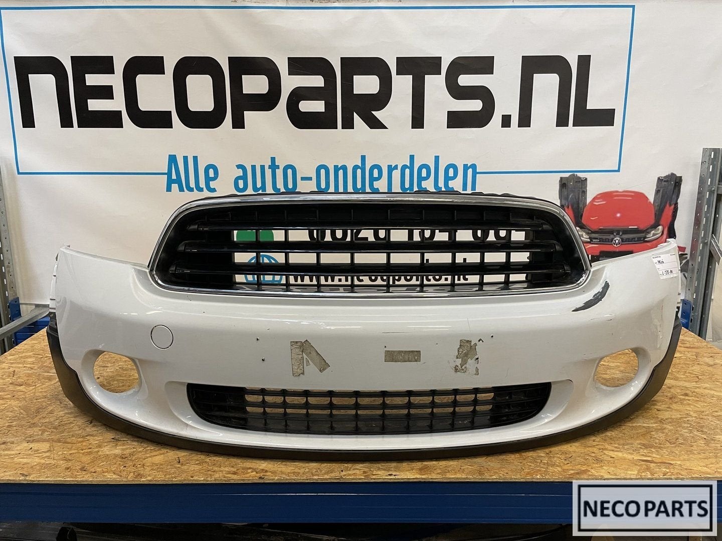 VOORBUMPER MINI R60 COUNTRYMAN BUMPER GRILL ORIGINEEL, Gebruikt, -, -, Ophalen of Verzenden
