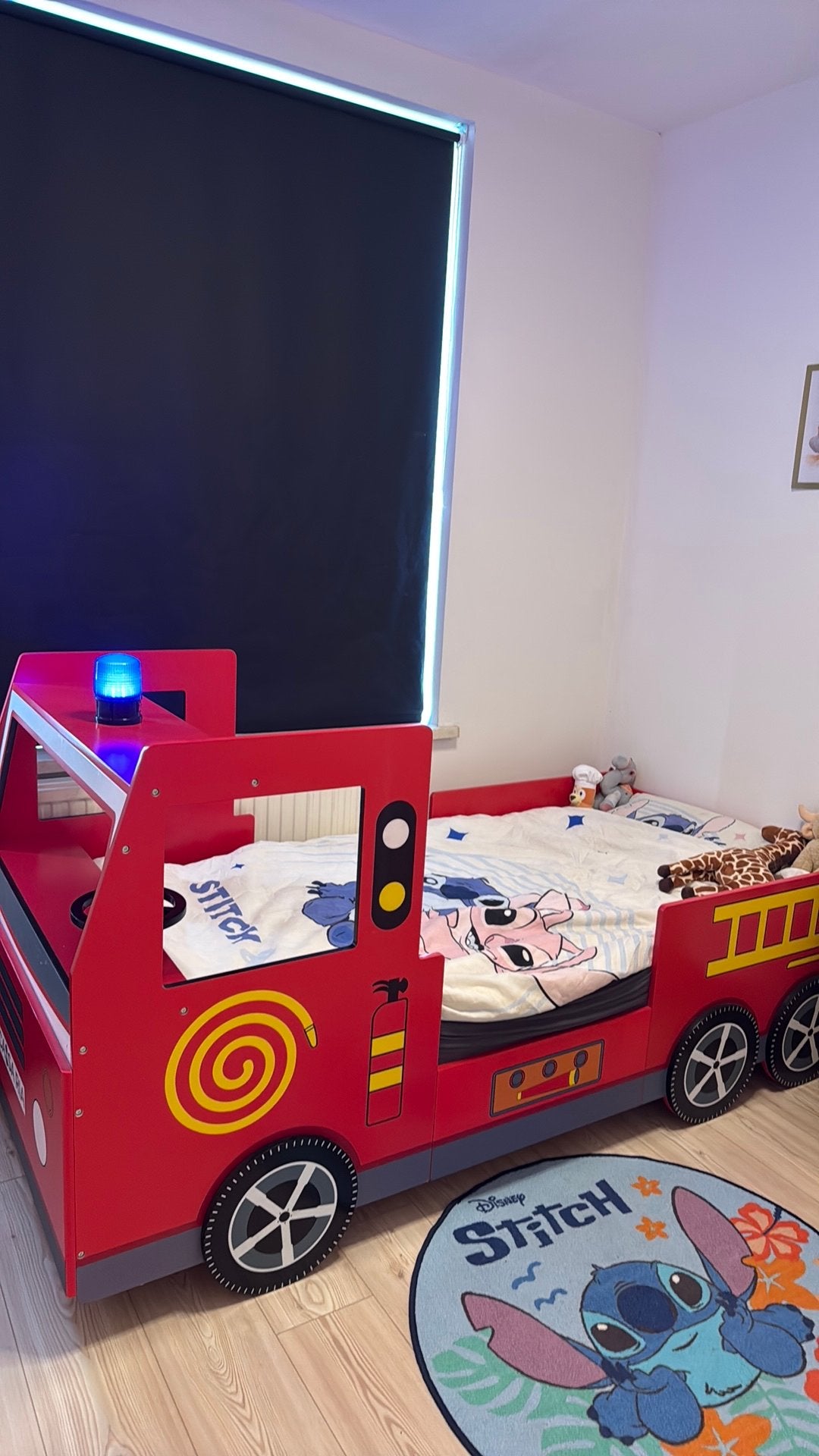 Kinderbed brandweer, Ophalen, 70 tot 85 cm, Zo goed als nieuw, Matras