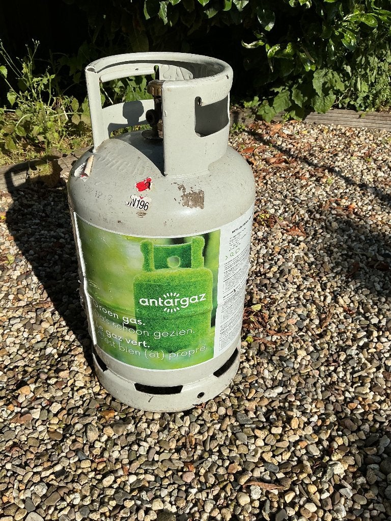 Gasfles, Ophalen, Gebruikt