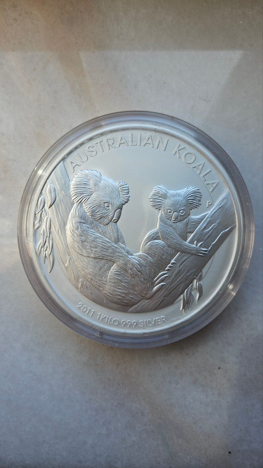 1 kilo koala 2011, Postzegels en Munten, Ophalen of Verzenden, Zilver