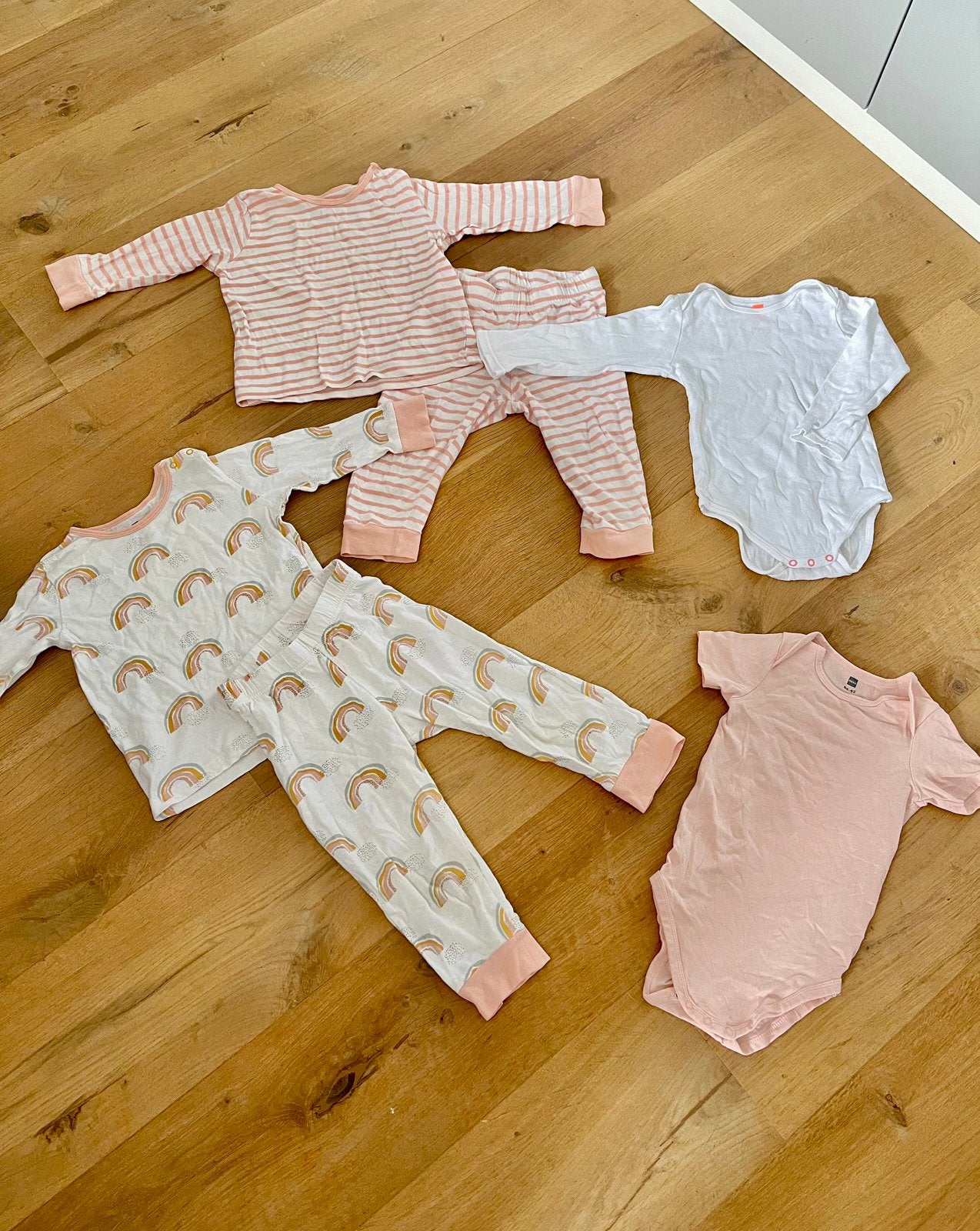 🌸 Meisjes zomer pyjama setjes + rompers 86/92 🌸, Ophalen of Verzenden, Gebruikt, Meisje, Nacht- of Onderkleding