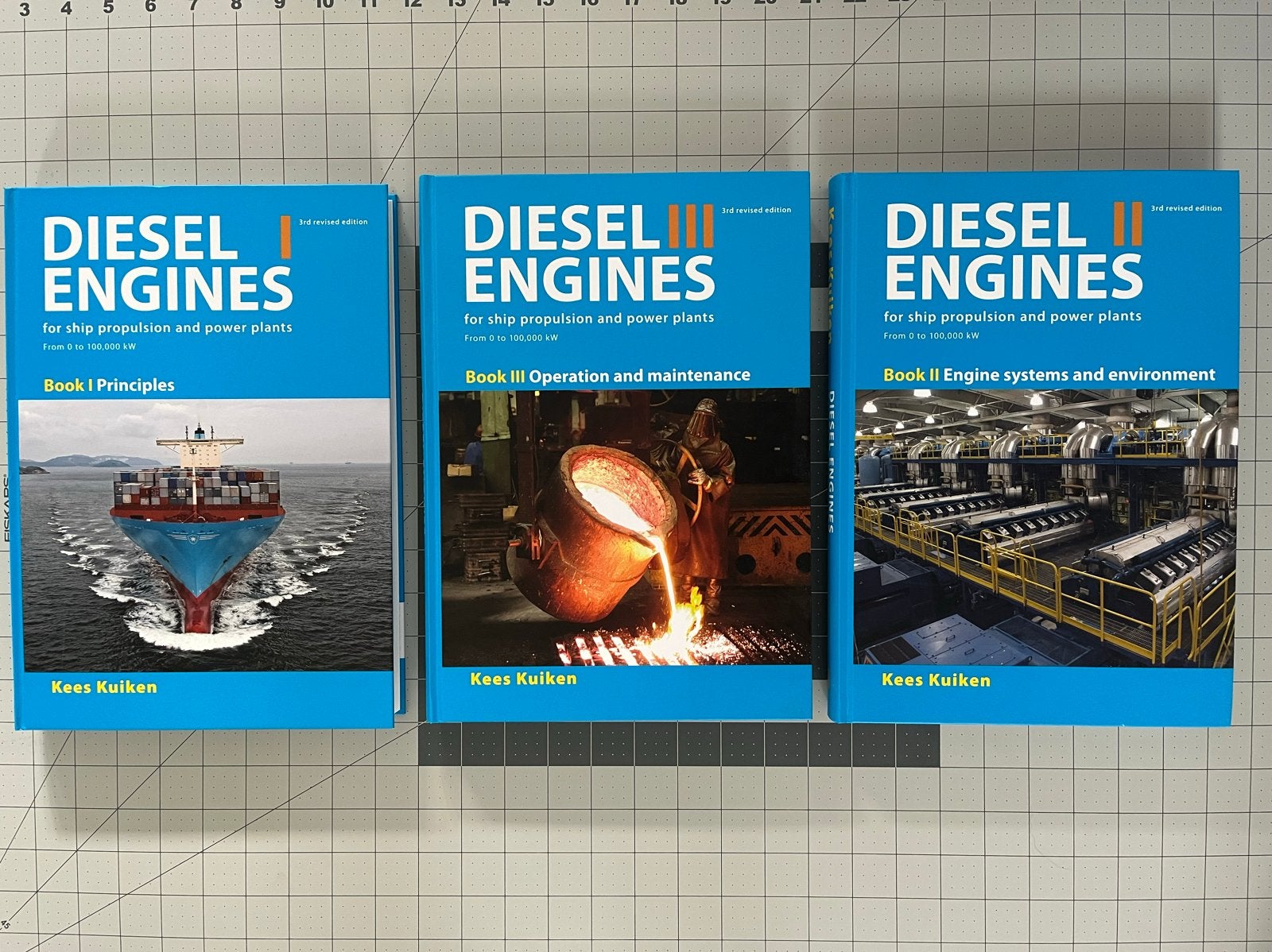 Diesel Engines Boekenreeks - Kees Kuiken (3 delen), Ophalen of Verzenden, Beta, Zo goed als nieuw, HBO