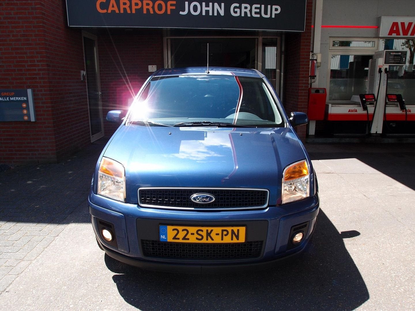Ford Fusion 1.4 16V 59Kw 5 drs Futura Airco, Auto's, Ford, Voorwielaandrijving, 15 km/l, 40 €/maand, Zwart