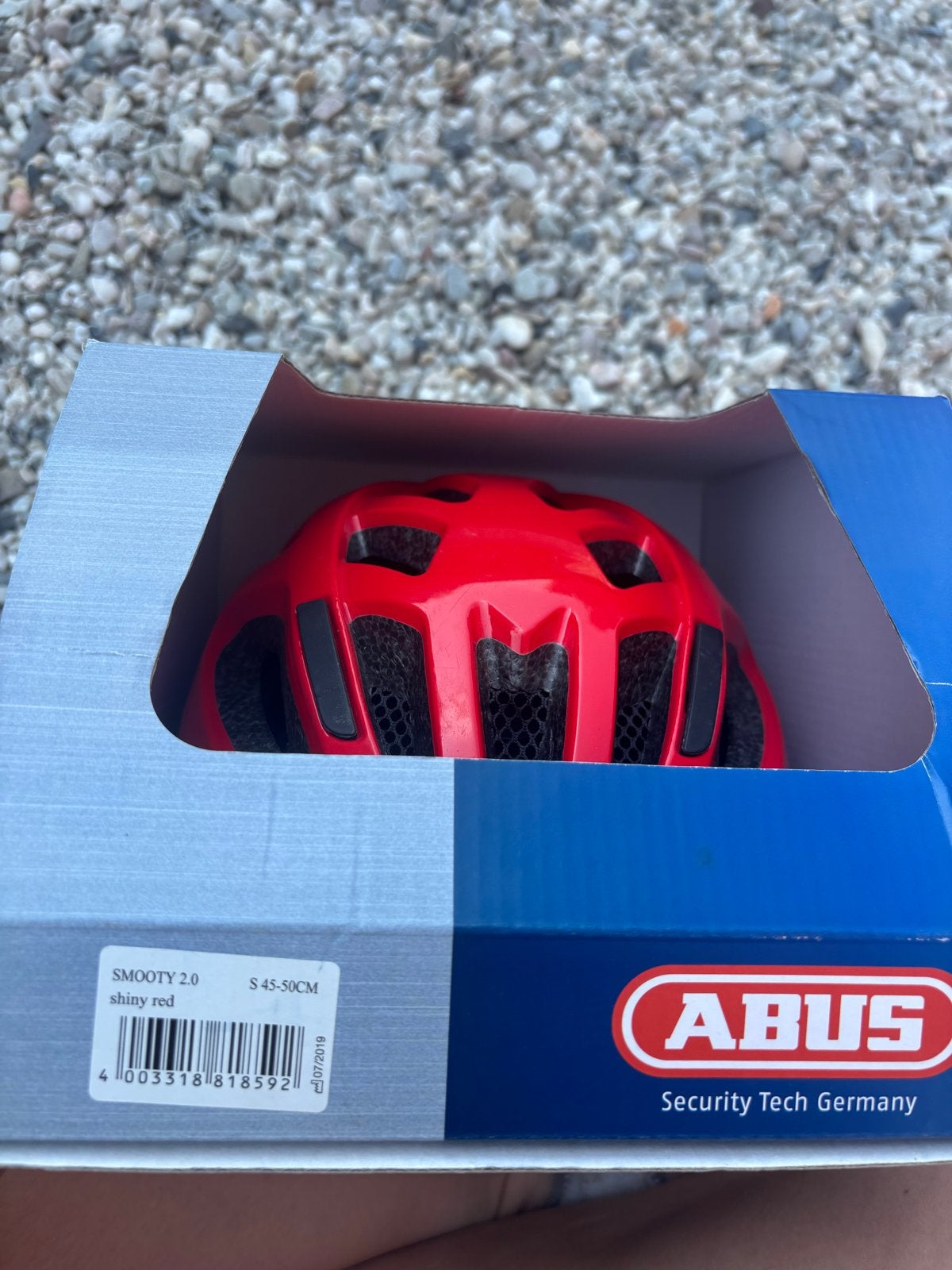 Abus Smooty 2.0 Kinderfietshelm Rood 45-50 cm, Fietsen en Brommers, Ophalen, Zo goed als nieuw, Overige maten, Jongen of Meisje