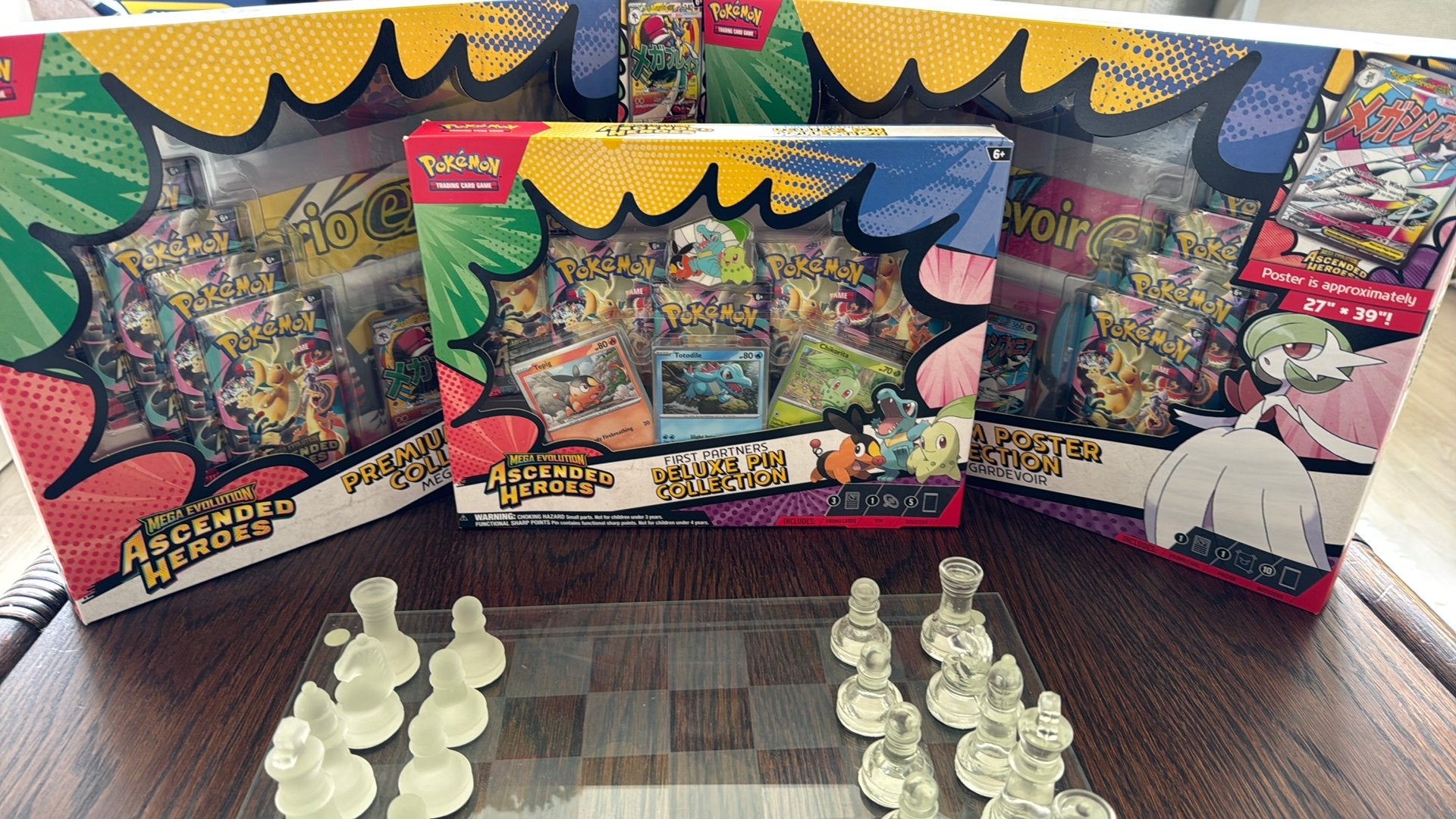 Pokémon Ascended Heroes Poster + Pin collections, Ophalen, Nieuw, Meerdere kaarten