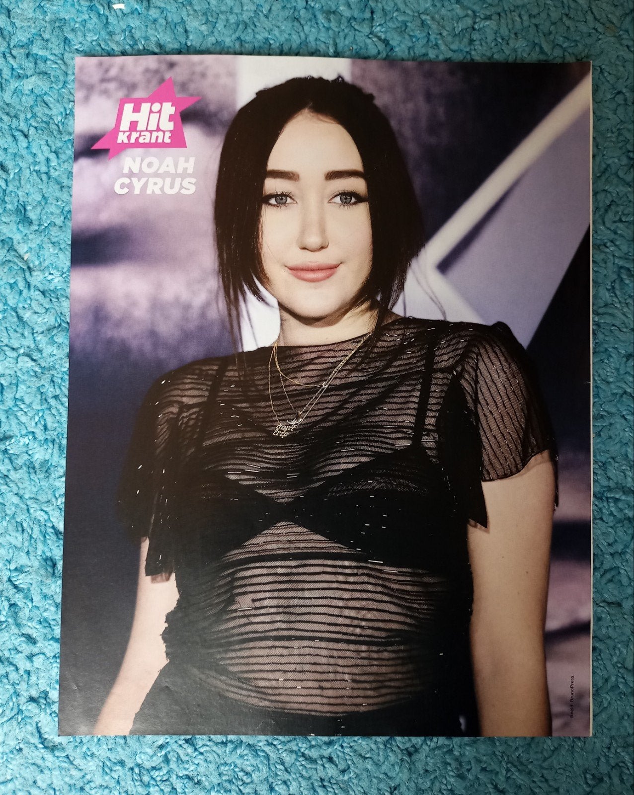 Noah Cyrus poster hitkrant, Rechthoekig Staand, A4 of kleiner, Nieuw, Ophalen of Verzenden