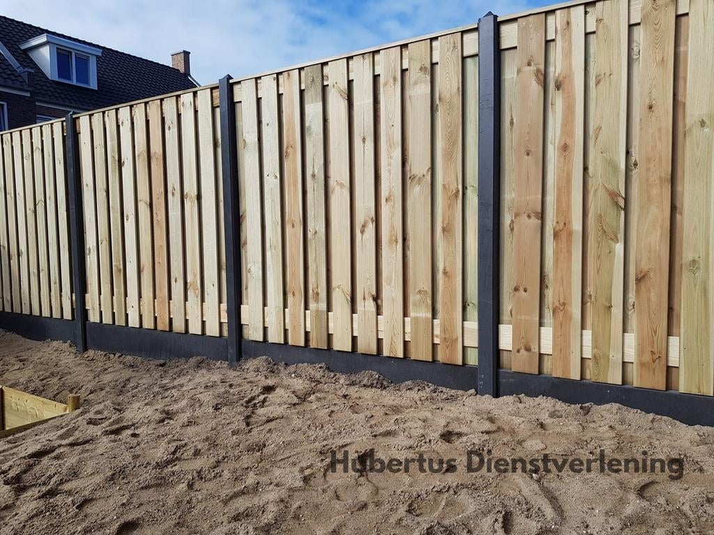 Hout beton schutting  ZOMER ACTIE☀️☀️, 1 tot 2 meter, Verzenden, 6 meter of meer, Nieuw