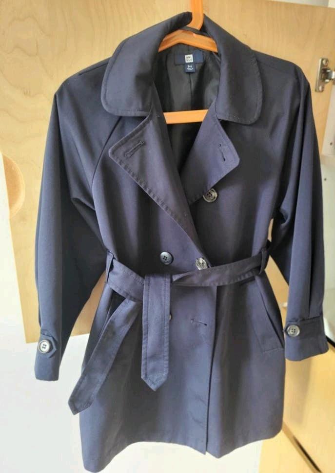 Uniqlo trenchcoat, ideaal voor nu 5 a 6 jaar blauw jas zara, Ophalen of Verzenden, Nieuw, Meisje, Jas
