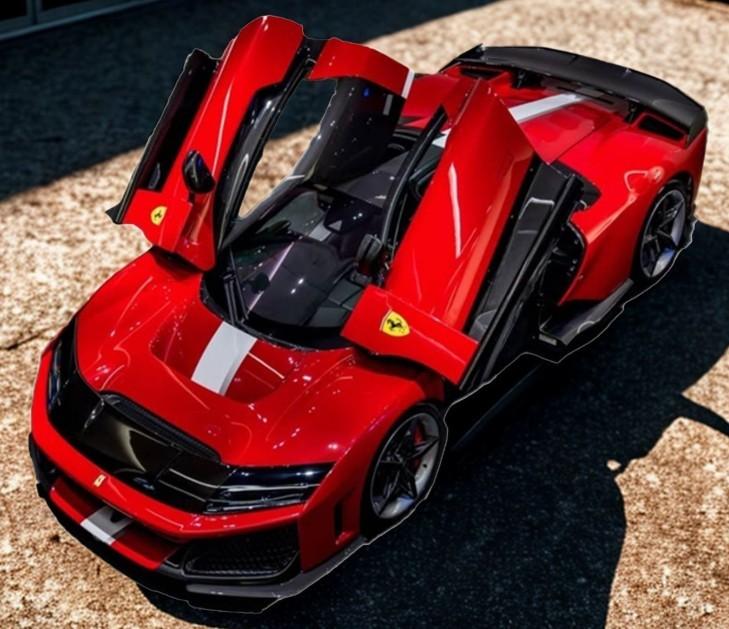 Ferrari F80 Rood 1:18 HE180054A BBR-Diecast PRE-ORDER, Ophalen of Verzenden, Nieuw, Auto, Overige merken