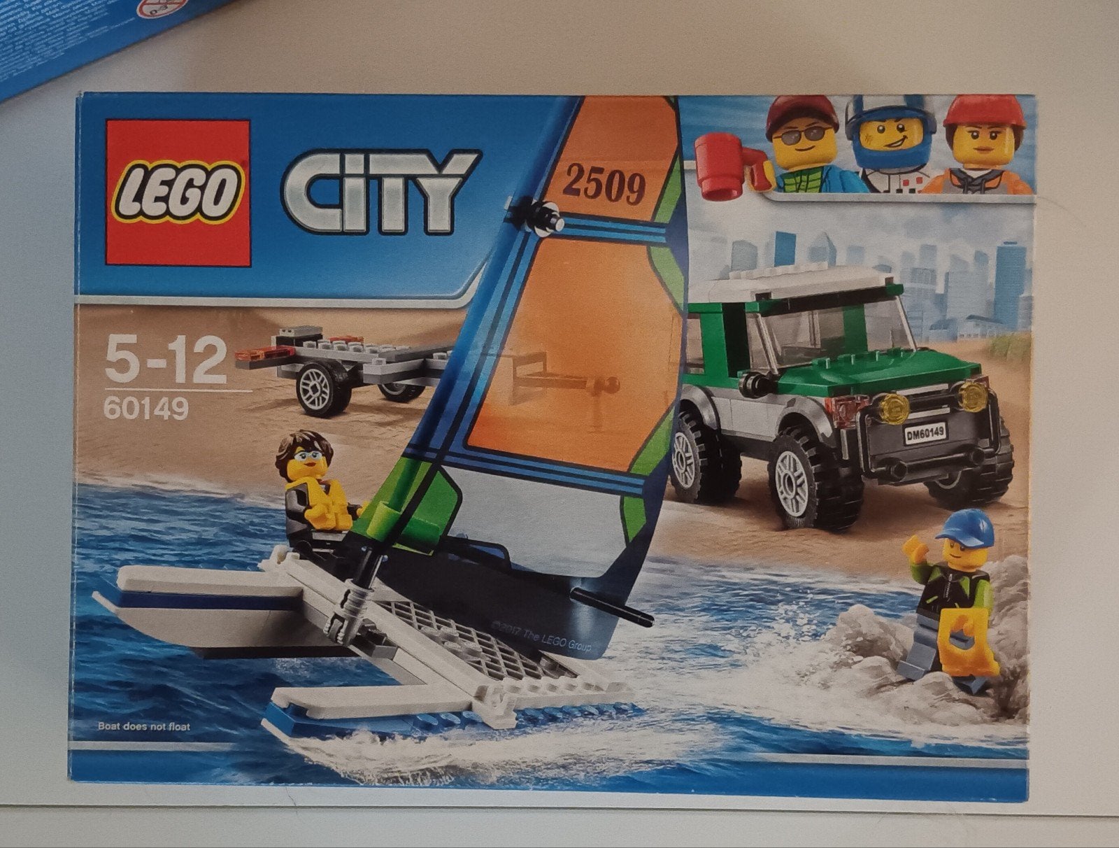 Lego 60149 4x4 met catamaran, compleet, City, Lego, Ophalen of Verzenden, Zo goed als nieuw