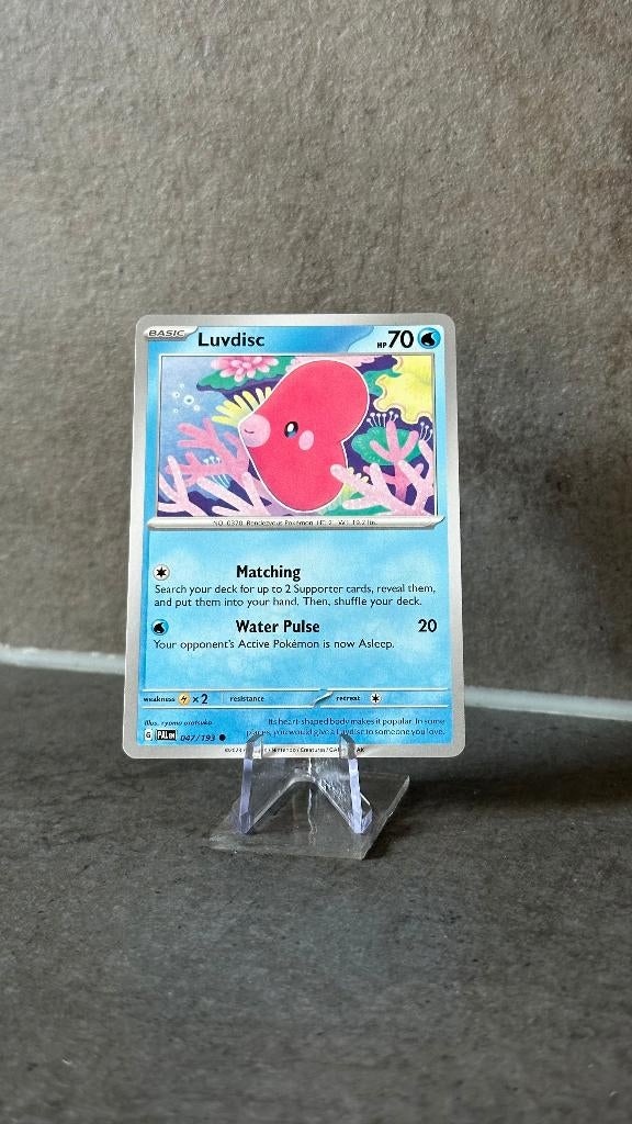 Luvdisc 47/193 - Paldea Evolved - Normaal, Ophalen of Verzenden, Zo goed als nieuw, Losse kaart