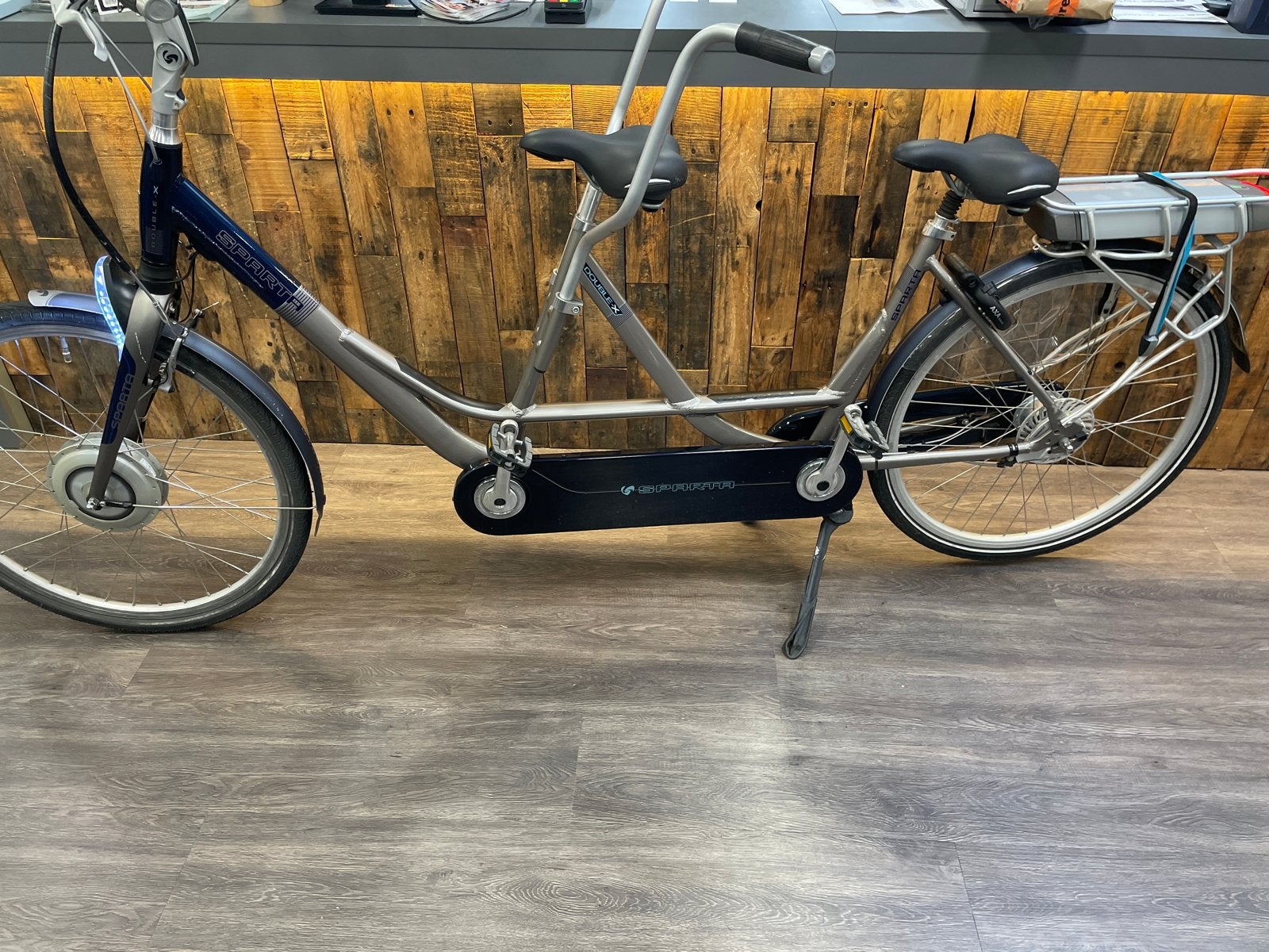 Sparta Double-X Tandem E-bike, Fietsen en Brommers, Ophalen, Zo goed als nieuw, 50 km per accu of meer, 55 tot 59 cm