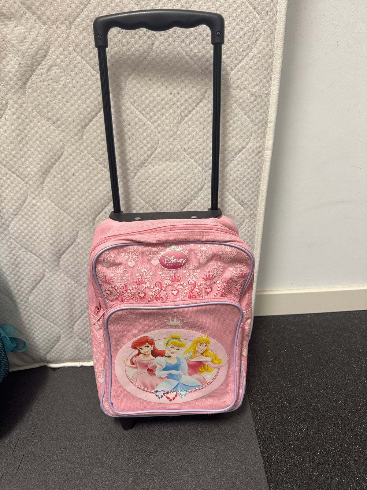 Roze Disney Prinsessen Trolley Koffer voor Kinderen, Ophalen of Verzenden, Gebruikt
