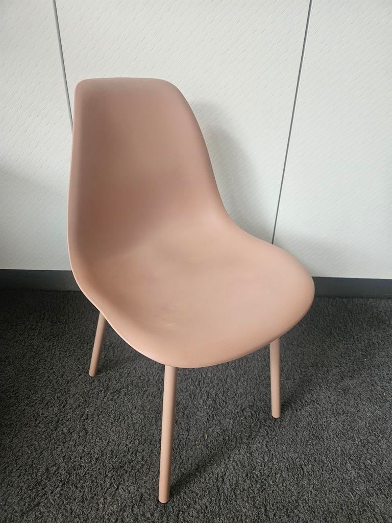 Leuke oudroze kunststof kinderstoel Jip Kwantum, Ophalen of Verzenden, Overige kleuren, Kunststof, Eén