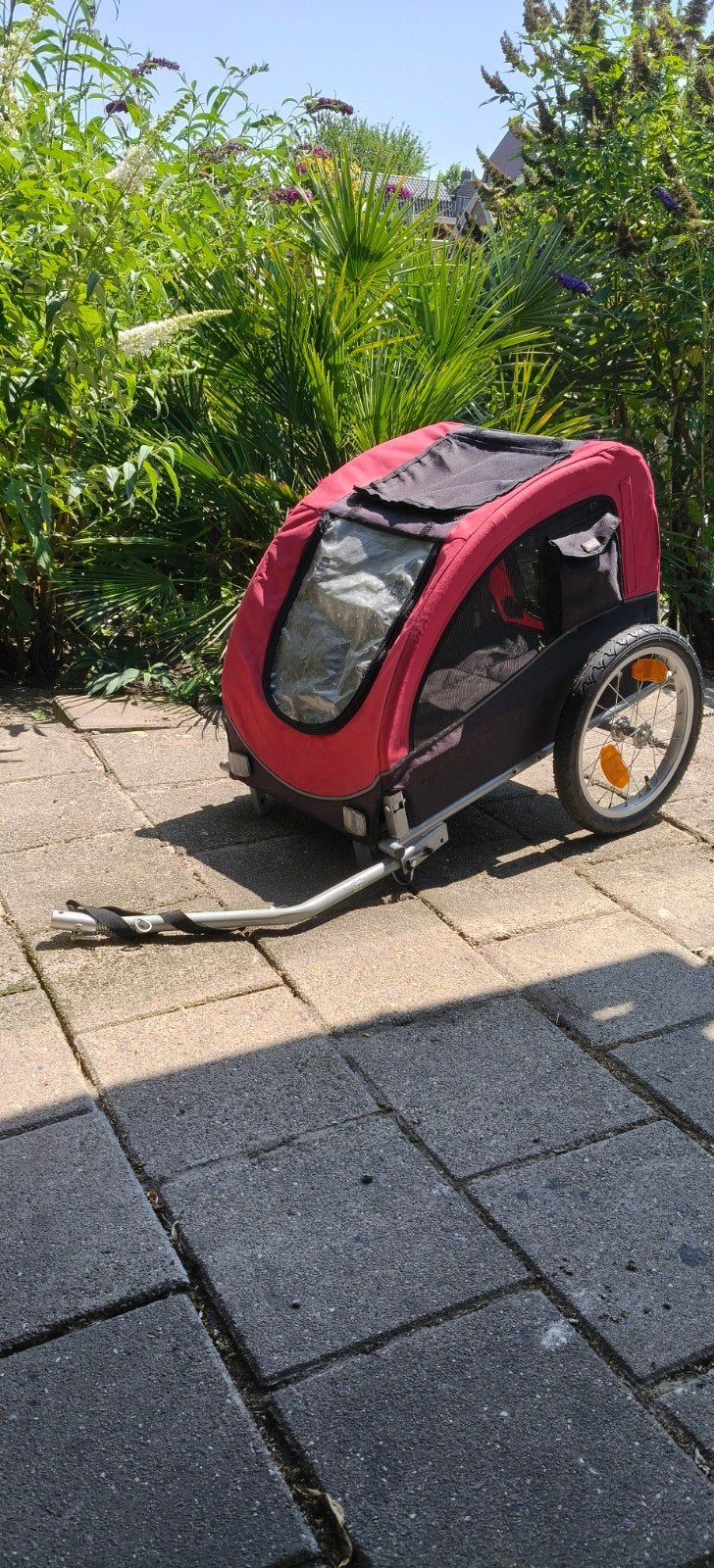 Trixie Fietskar voor de hond - 70x45x45 cm, Ophalen