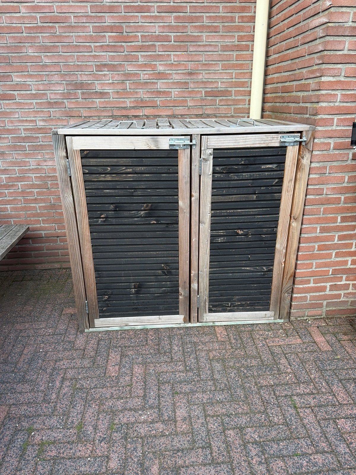 Houten containerberging klikobak, Ophalen of Verzenden, Gebruikt, Hout, Containerberging