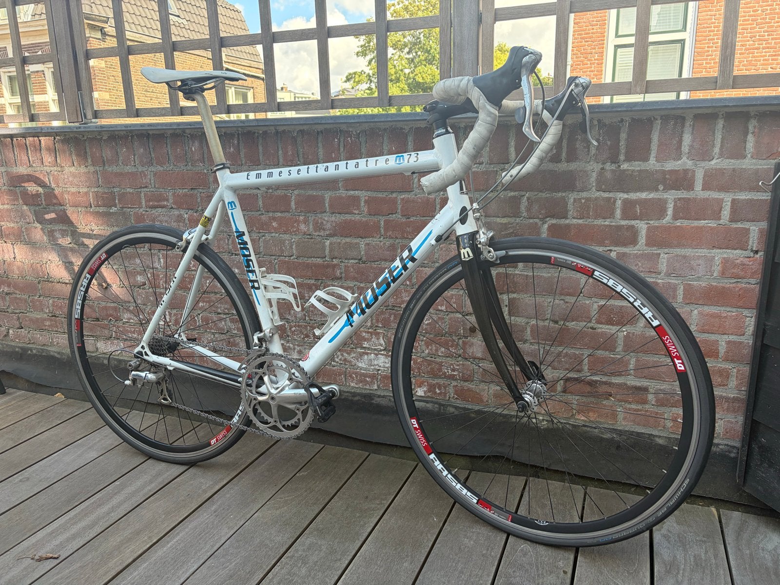 Moser racefiets - Shimano Ultegra 9 speed - framemaat 58 cm, 28 inch, Gebruikt, Aluminium, 15 tot 20 versnellingen