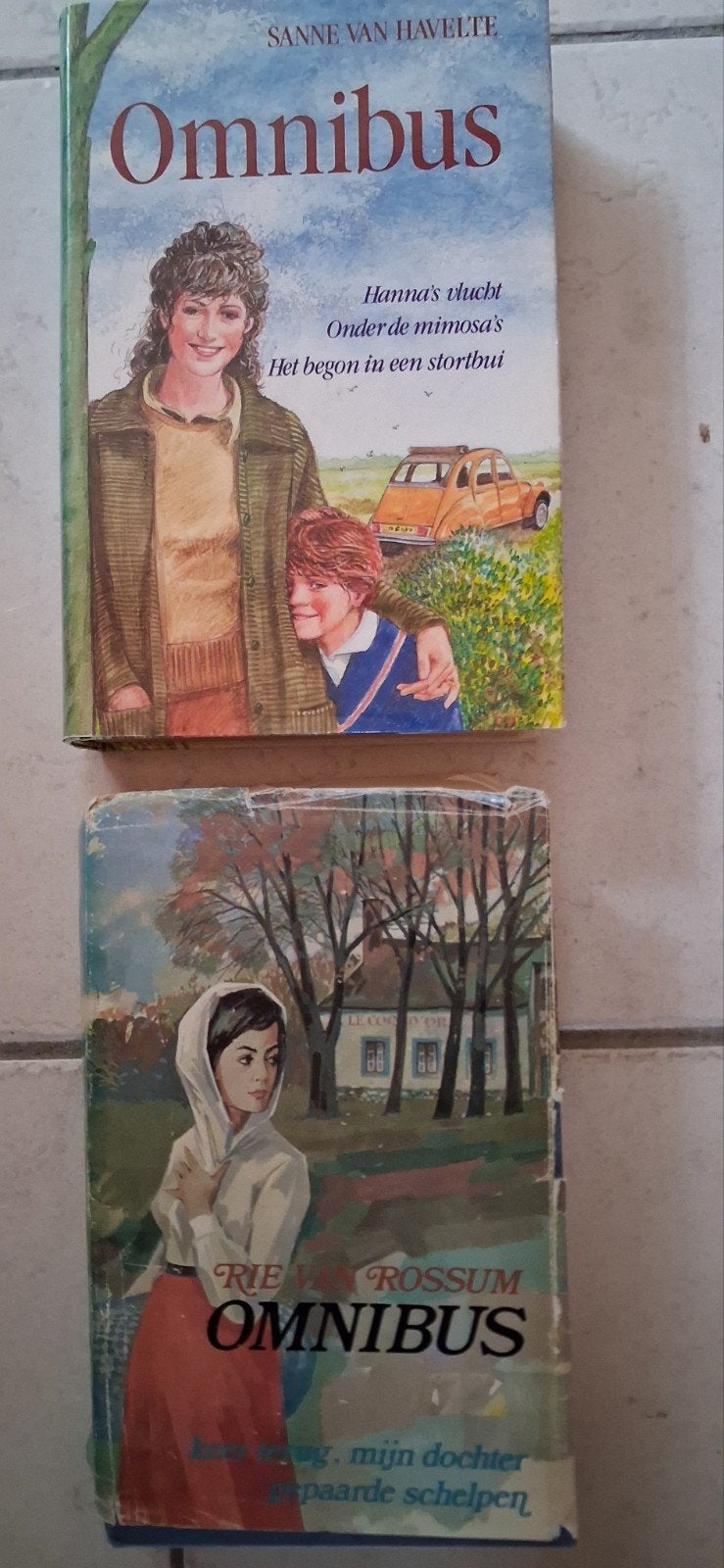 Omnibussen van Sanne van Havelte en Rie van Rossum  samen 2-, Ophalen of Verzenden, Gelezen, Sanne van Havelte, Rie van Rossum