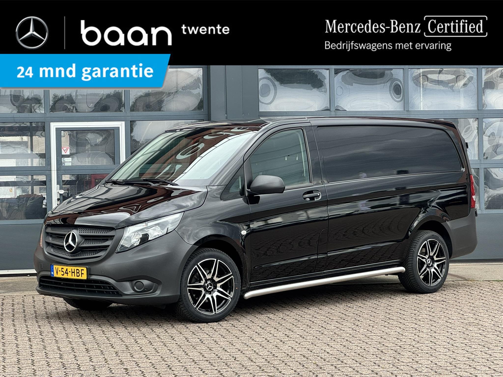 Mercedes-Benz Vito 114 L2 | Camera | Cruise | Achterdeuren, Gebruikt, Euro 6, 2000 kg, Zwart