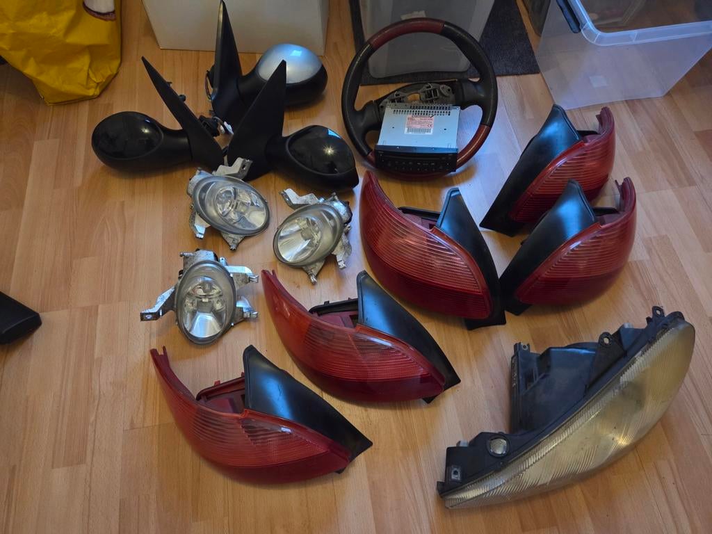 Peugeot 206 Onderdelen, sloop - Spiegels, Lampen, Radio, Auto-onderdelen, Overige Auto-onderdelen, Peugeot, Gebruikt, Ophalen of Verzenden