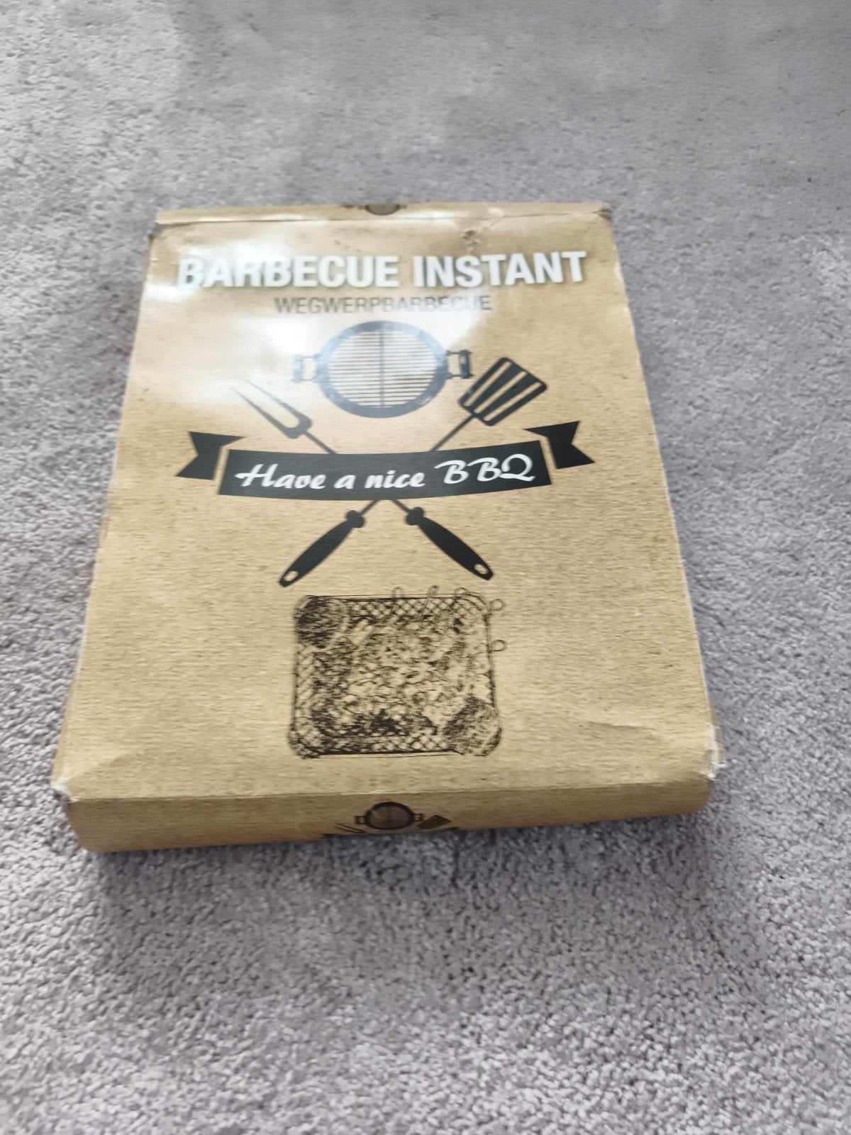 Wegwerp Barbecue Instant - Voor een spontane BBQ!, Ophalen of Verzenden, Nieuw, Onbekend