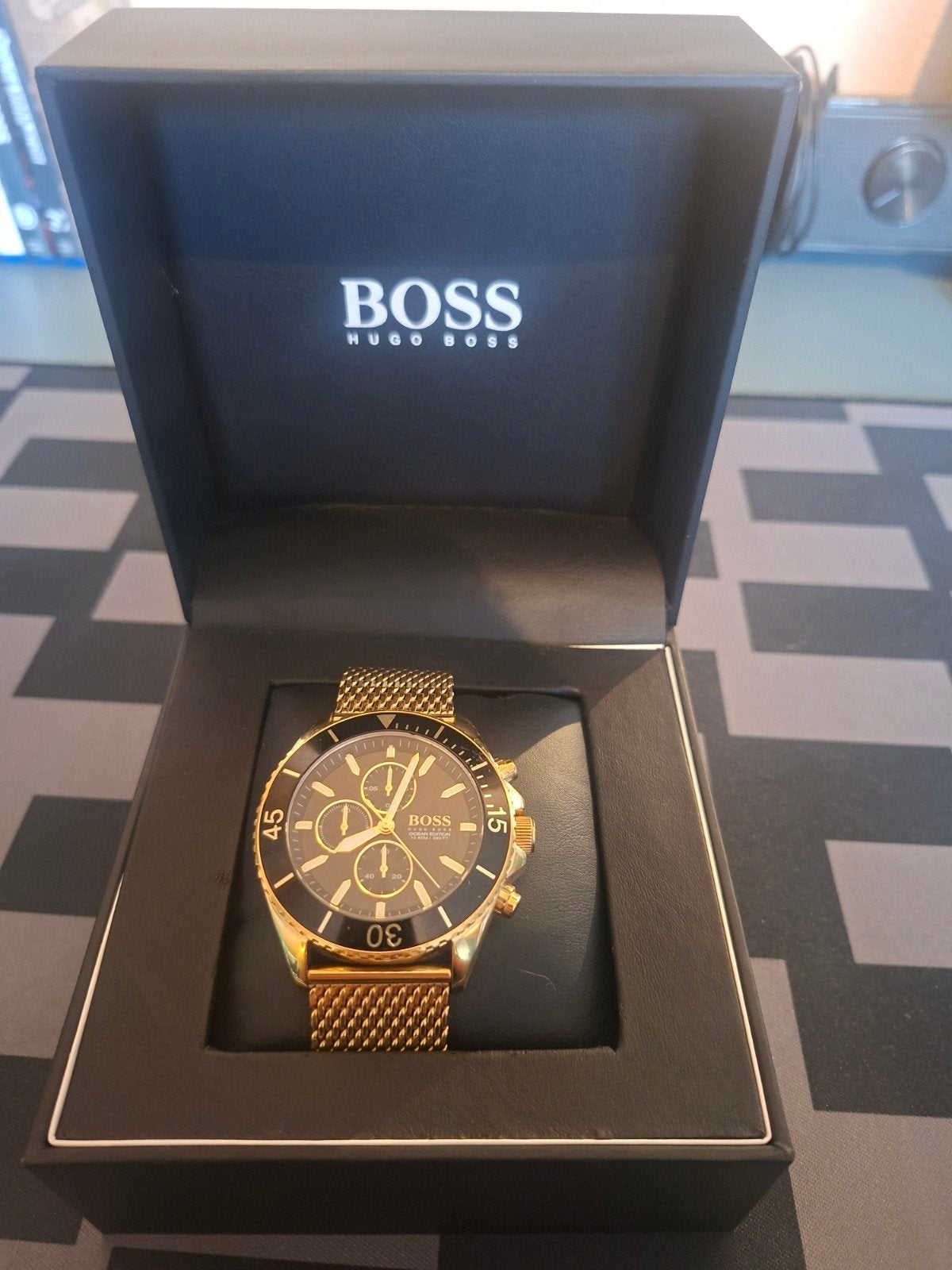 Hugo Boss Ocean Edition Horloge Zeer Nette Staat, Overige merken, Staal, Staal, Polshorloge