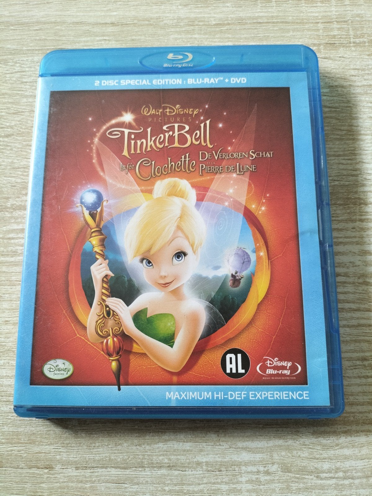 Tinkerbell blu ray 2 disc, Ophalen of Verzenden