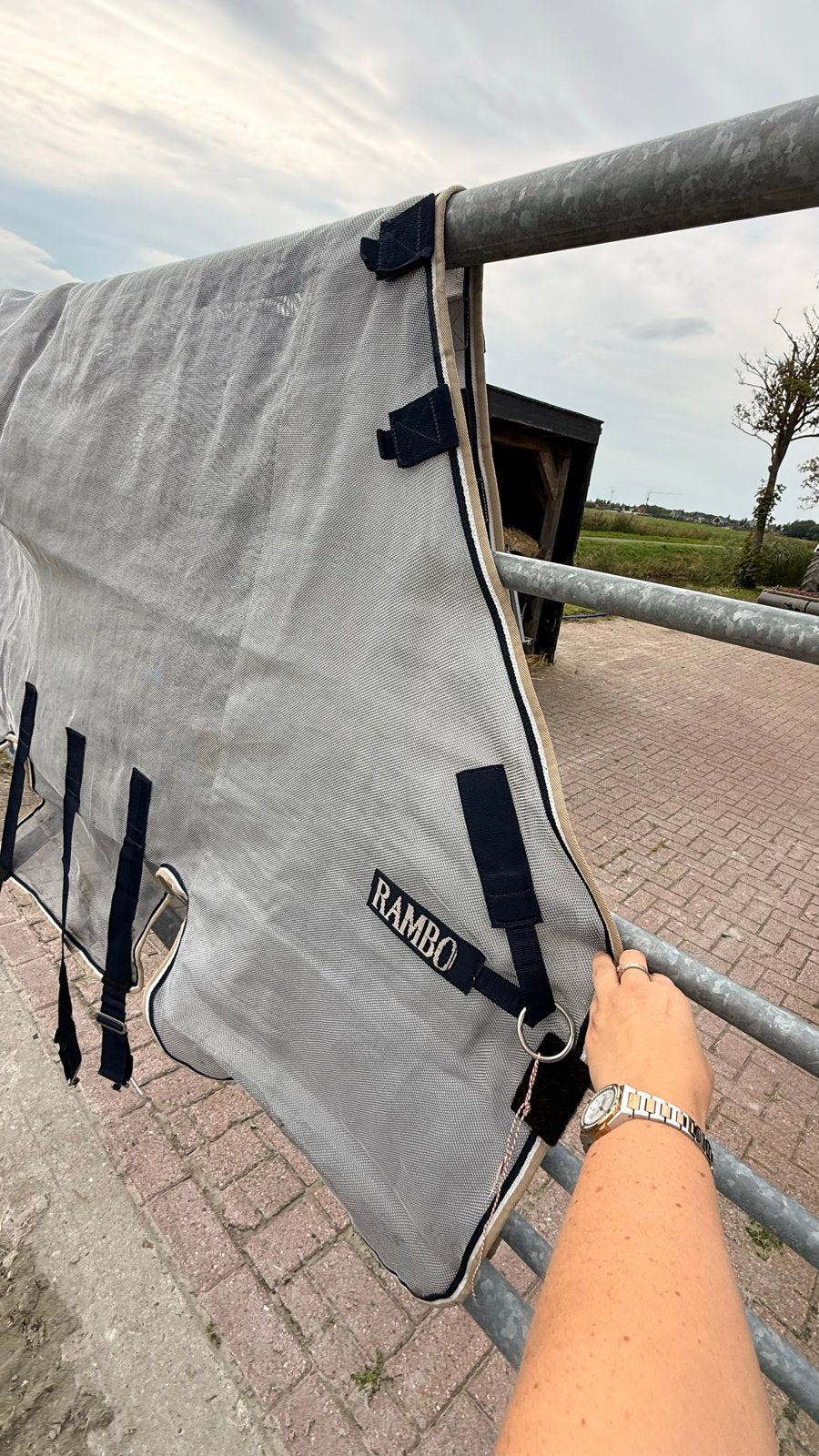 Rambo horseware protector vliegendeken, 198cm 6.3, Dieren en Toebehoren, Ophalen of Verzenden, Zo goed als nieuw, Vliegendeken