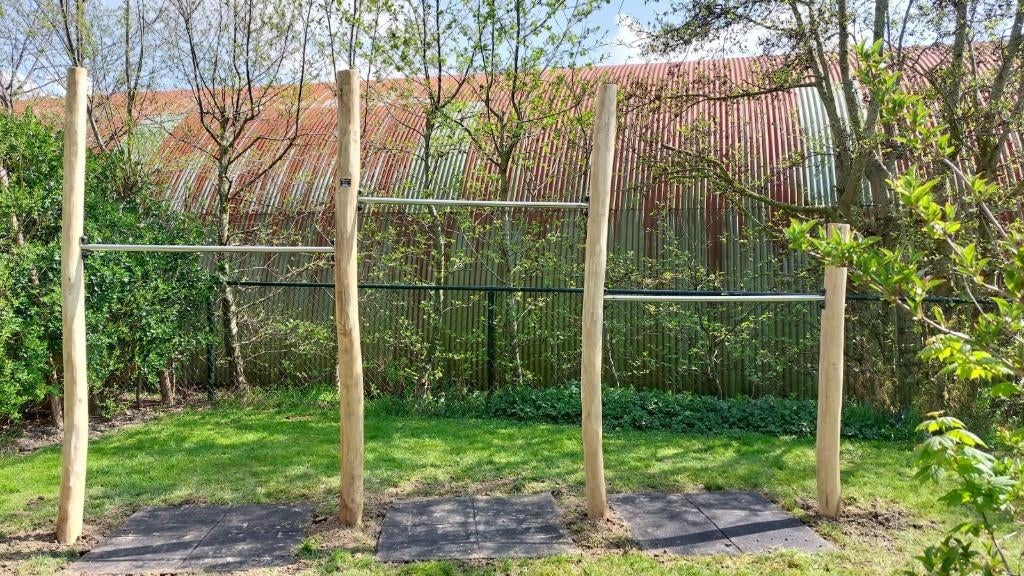 ROBINIA DUIKELREK DRIEDELIG kukelrek rekstok trapeze, Ophalen, Nieuw