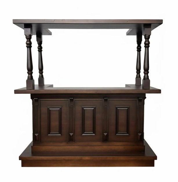 Cuba Bar met Luifel - Noten Eiken Thuisbar 2 Meter