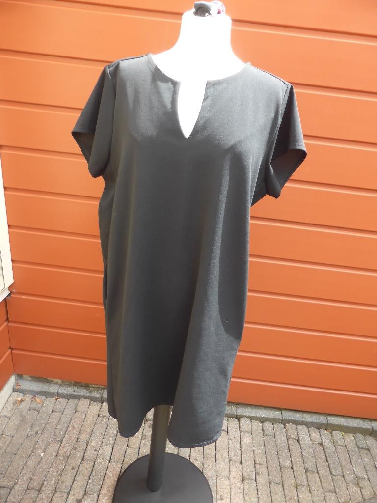 basis jurk zwart maat XL, Kleding | Dames, Jurken, Perla Nera, Zwart, Maat 46/48 (XL) of groter, Ophalen of Verzenden