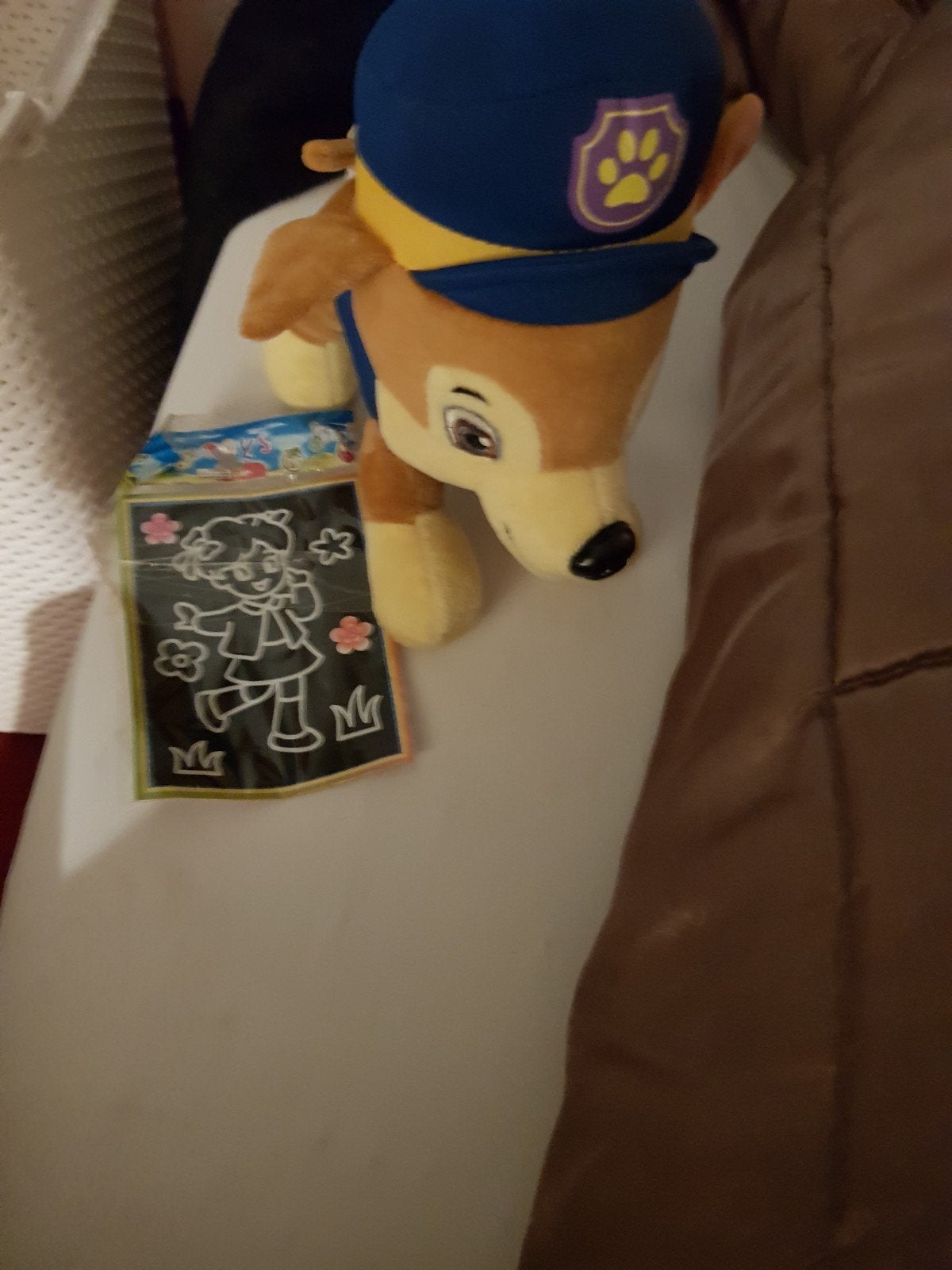 Paw Patrol Chase knuffel - Zo goed als nieuw, Overige merken, Verzenden, Hond, Zo goed als nieuw
