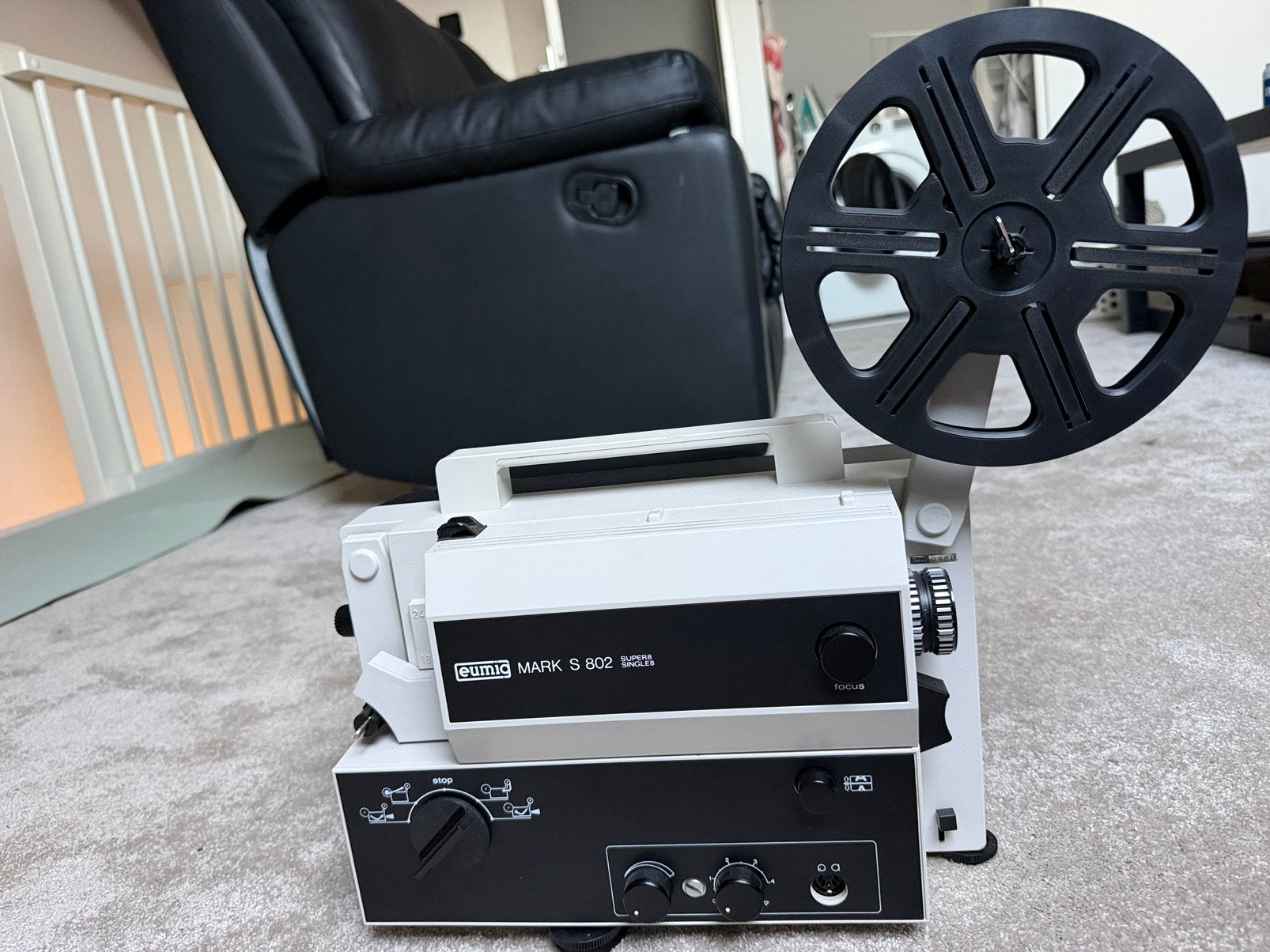 Eumig Mark S 802 Super 8 / Single 8 geluidsfilmprojector, Ophalen, 1960 tot 1980, Projector