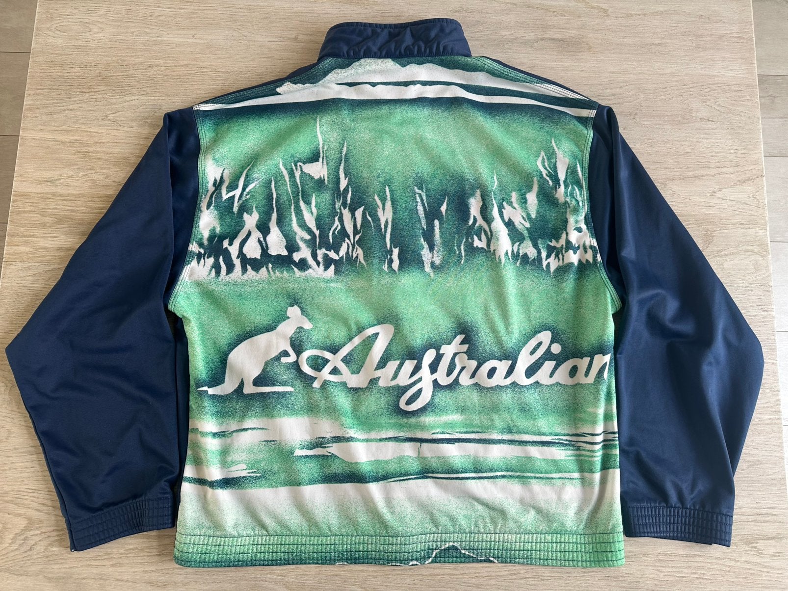Audtralian maat 48 dikke stof, Ophalen of Verzenden, Zo goed als nieuw, Maat 48/50 (M), Blauw