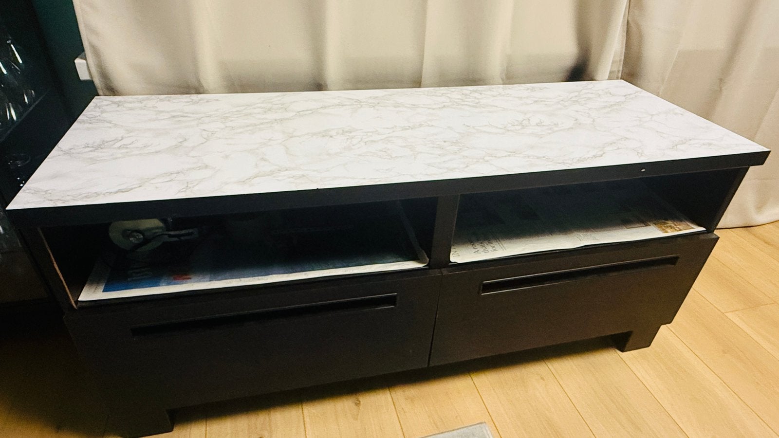 Tv tafel 120x40, Huis en Inrichting, Kasten | Televisiemeubels, Ophalen, Gebruikt, 50 tot 100 cm, Minder dan 100 cm