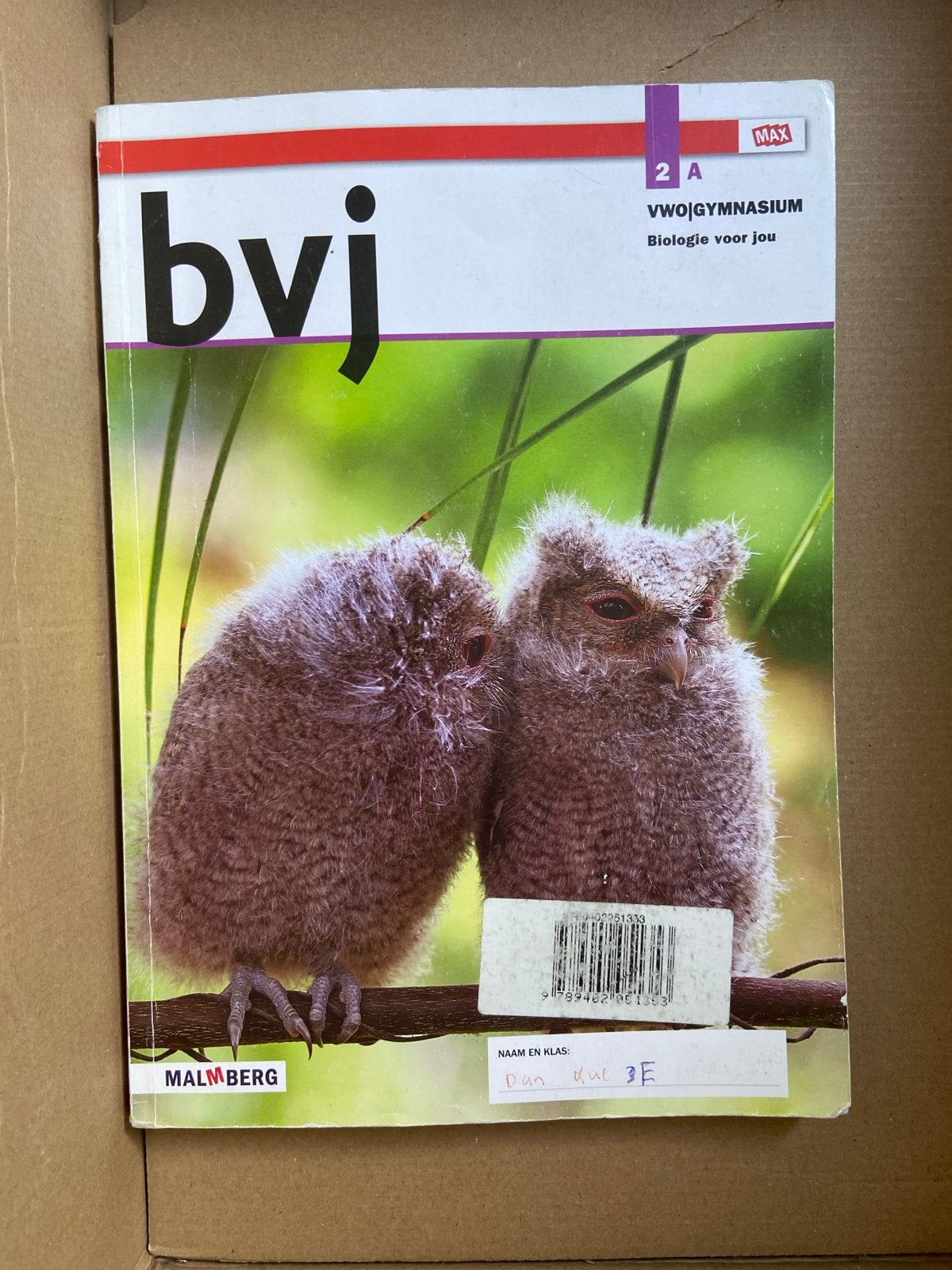 Bvj Biologie voor jou 2A VWO/Gymnasium Malmberg, Boeken, Schoolboeken, Ophalen of Verzenden, Gelezen, VWO, Biologie